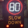 Radar LED Speed Signs, SLOW DOWN VAS Road Traffic Sign, led speed warning sign