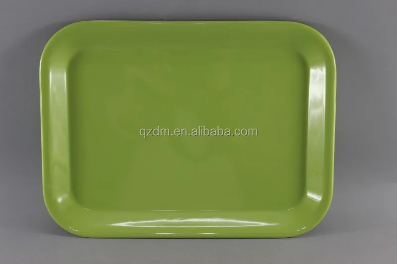 Melamine Square Tray , Solid Color Samll Tray 29x22cm