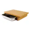 Customized Bamboo Kitchen Chopping Block Dual Colored Cutting Board with Movable Tray Drawer