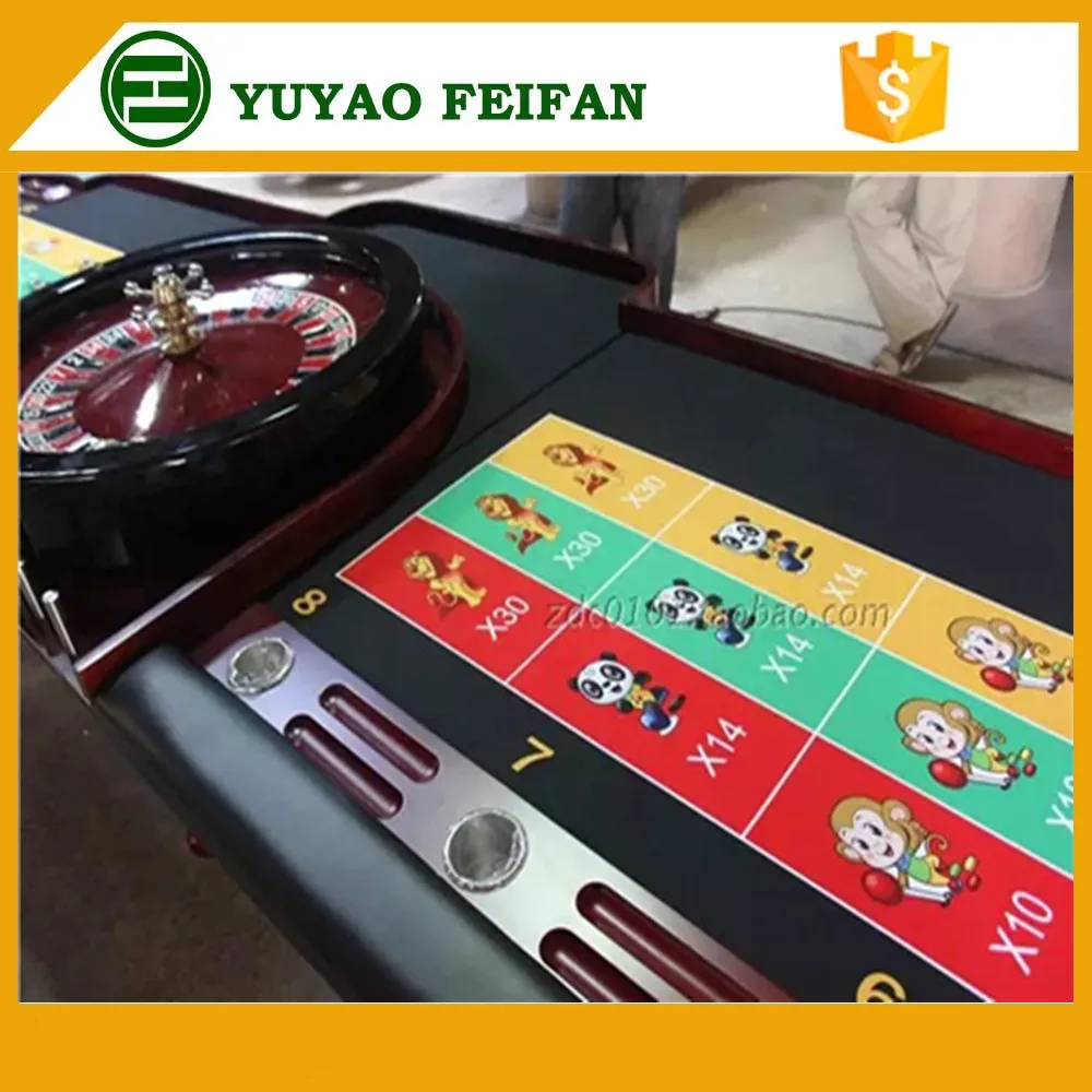 Big Deluxe Real Wooden Gambling Casino Roulette Wheel Table Buy