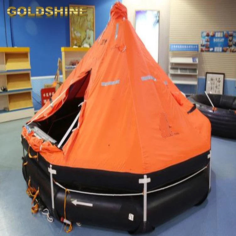 Solas Approved Type Marine Ship Use Liferaft Boat For Vessel Open