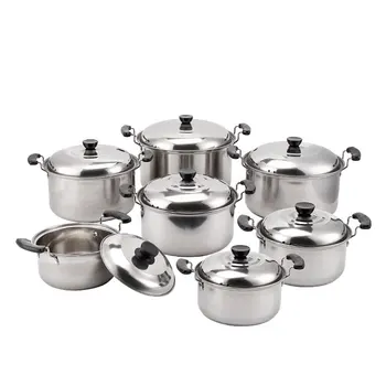 stainless steel cooking pot set