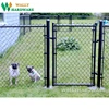 Hebei Anping design grill PVC coated fence gate /Lowes Chain Link Fence Gate
