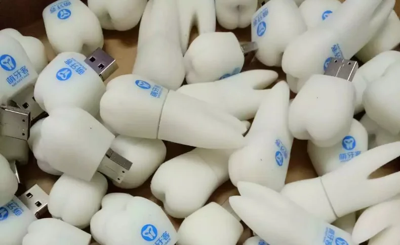 Creative Lovely Tooth Shape USB Flash Drive Custom Logo - ANKUX.COM