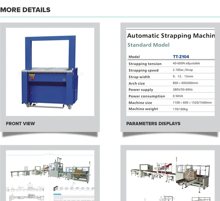 2016 Competitive Prices Fully Automatic Electric Strapping Band Machine ...