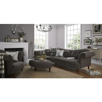 Grey Fabric Half Moon Sectional Sofa Modern Hotel Couch Grey Fabric Half Moon Sectional Sofa Modern Hotel Couch