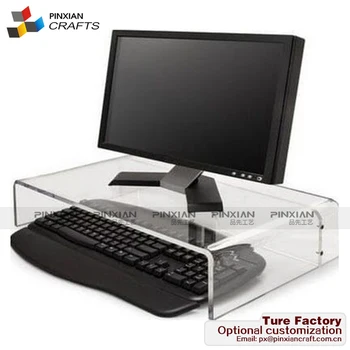 Home Office Acrylic Adjule Computer Monitor Stand Riser Home Office Acrylic Adjule Computer Monitor Stand Riser Shelf Desktop Supplies Organizer Storage