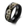 Low MOQ wholesale 8MM ceramic ring amoroccan silver men ring jewelry