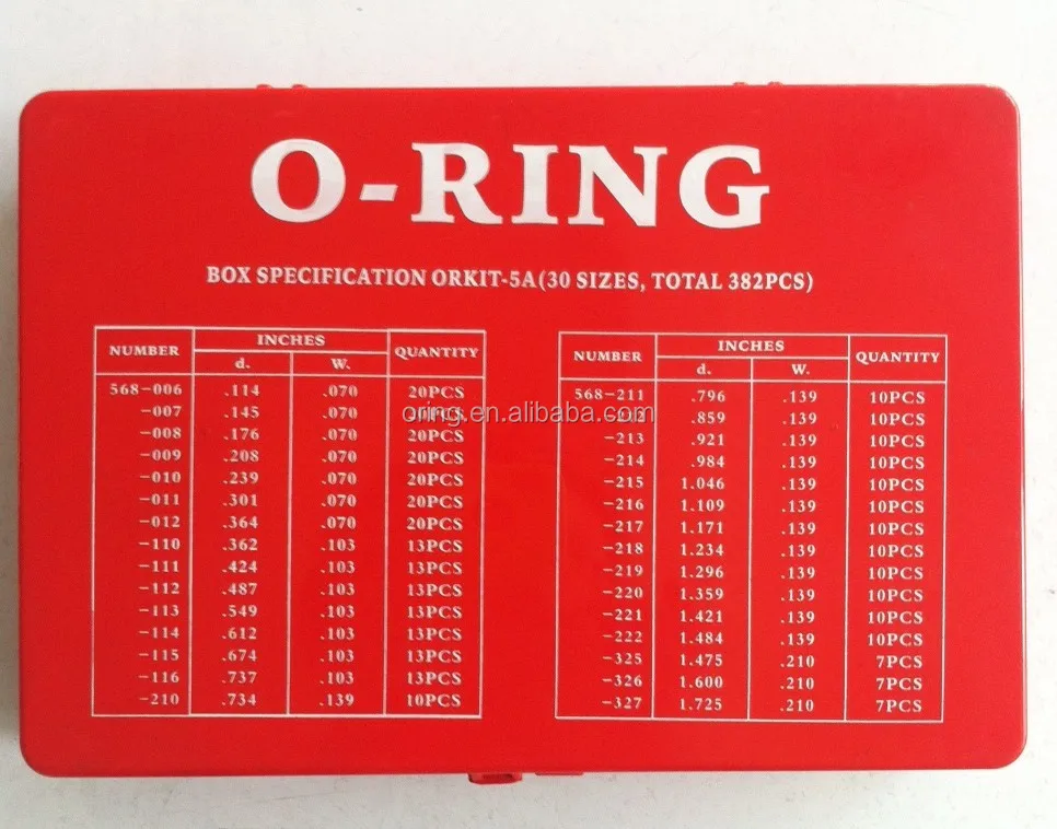 6 Pack O-Ring AS568 Size 273N90273-TC 