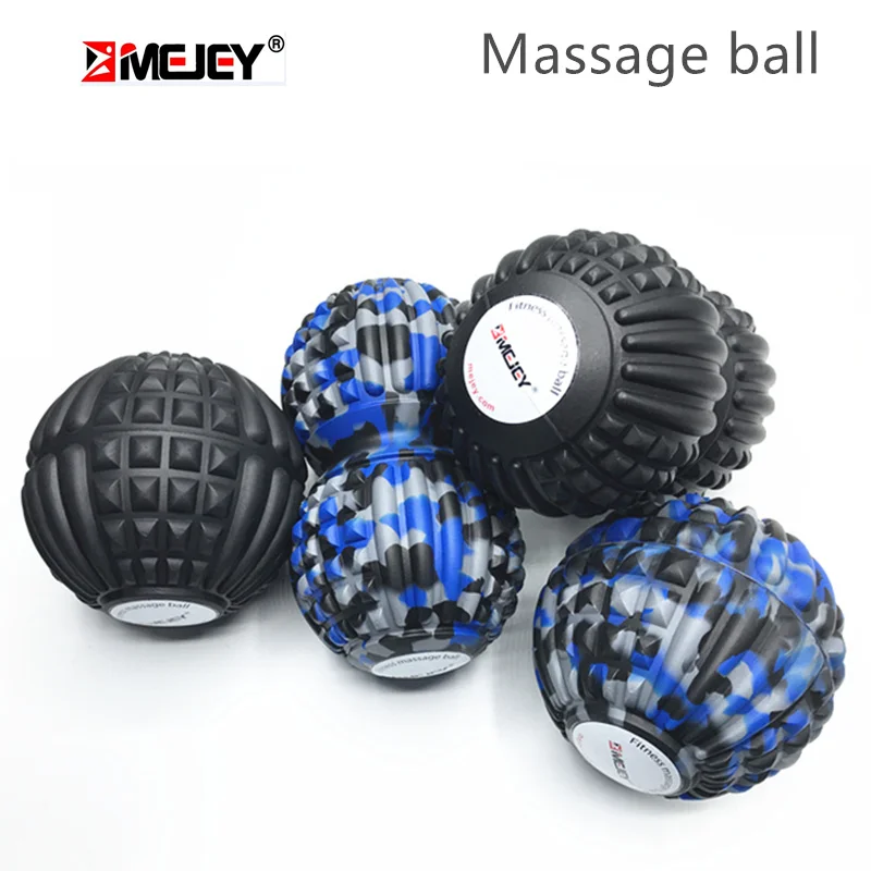 Massage Grid Foam Roller Massage Ball Set Includes 5" Deep Tissue