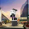 360 degree magic cube led indoor/outdoor video display