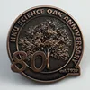 High quality promotional items 2018 antique 3D OAK shape lapel pin for anniversary