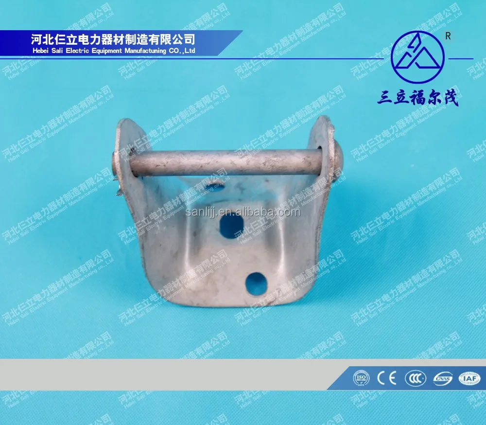 Supply High Quality Hot DIP Galvanized D Iron Bracket for LV