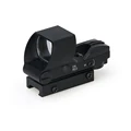 New Style Tactical 1X Magnification 4 Reticle Mini Red Green Dot Scope For CS Wargame Hunting