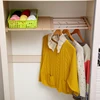 FT-005SR Adjustable Closet Organizer Storage Shelf Wall Mounted Kitchen Rack Space Saving Wardrobe Decorative Storage Rack