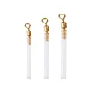 3 Sizes 50pcs/set New Fishing Swivels With Plastic Tube Floats Seat Adapters Accessories