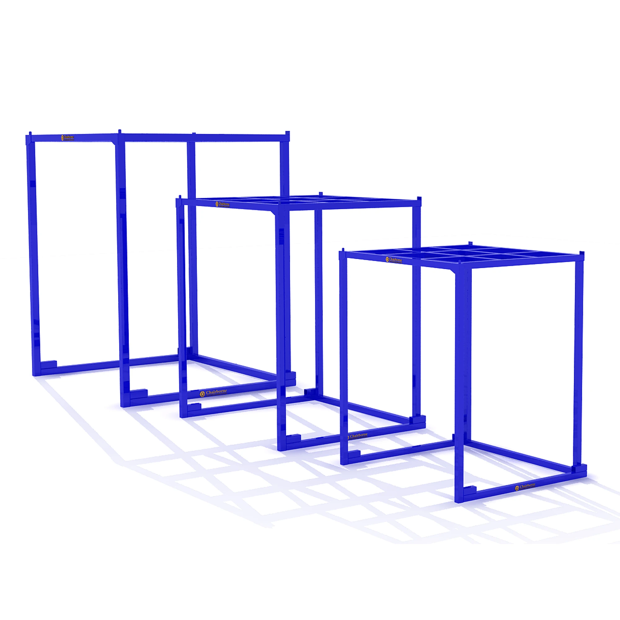 Industrial Portable Warehouse Detachable Stacking Frame Nestainer Rack