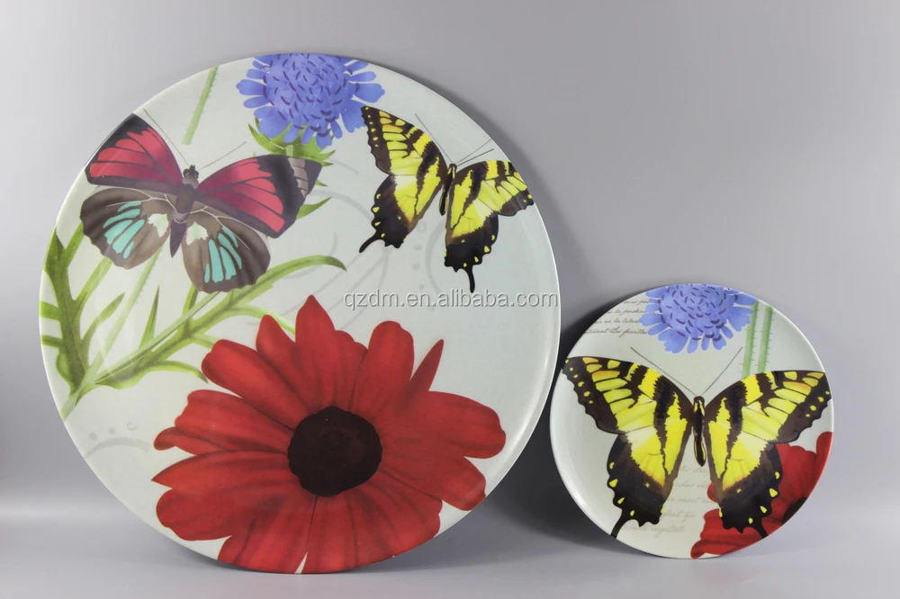 2015 Spring Printing Melamine Plates And Dishes