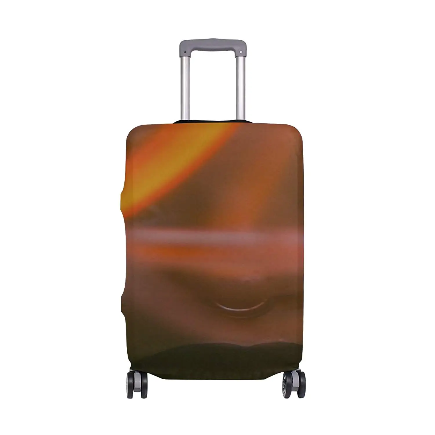 Saobao Travel Luggage Tag Magic Of Light PU Leather Baggage Suitcase Travel ID Bag Tag 1Pcs
