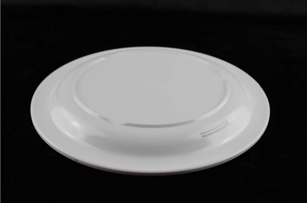 100%melamine white plate