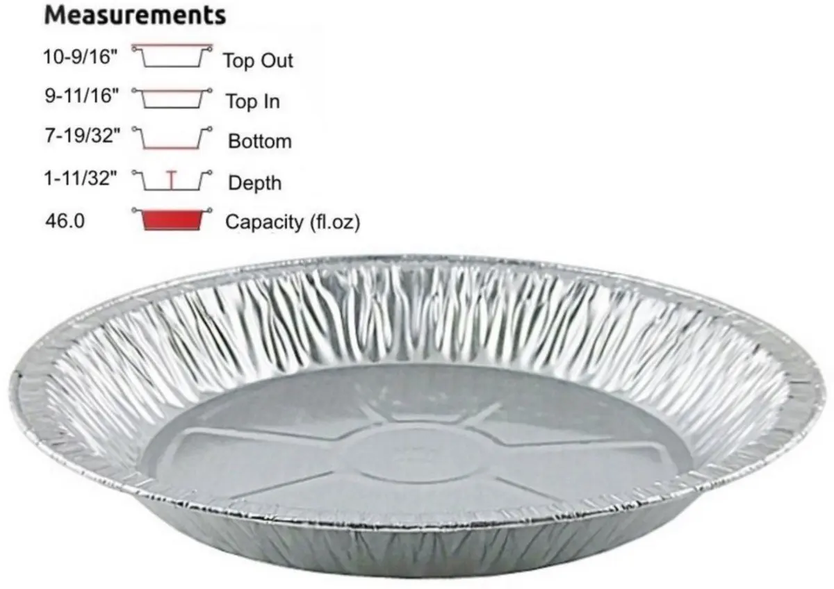 Pie plate sizes