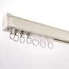 European ceiling mounted hospital silent gliss aluminum heavy curtain track rail