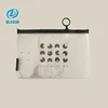 Plastic Zip Document Pouches Zip File Folders with A4 Size Paper Office Supplies