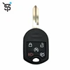 Top quality black remote key for Ford Sharp 4+1 button keys for car with 315 mhz 80 bit 63 chip