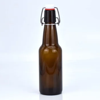 Download 330ml Ceramic Swing Top Beer Bottle / Glass Swing Top Bottles / Amber Glass Swing Top Bottles ...