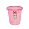 Cheap Colorful Hollow Out Round Plastic Garbage Bin