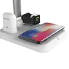 2019 Trending Amazon 4 in 1 Table Lamp USB Charging Station Fast QI Wireless Charger Dock for Watch 1 2 3 4 Charger