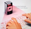 darkness used portable projected laser keyboard with led red light