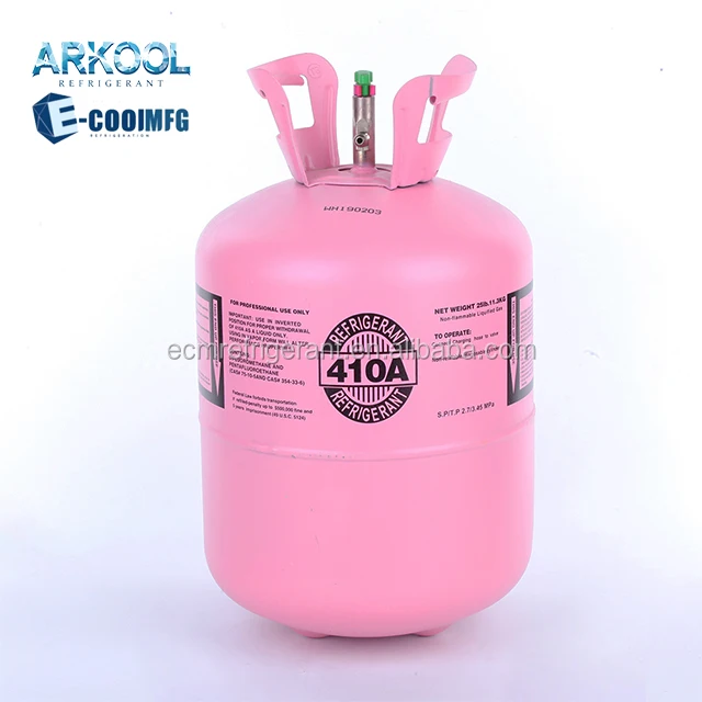 refrigerant r410a gas used for car in 1kg can,11.3kg