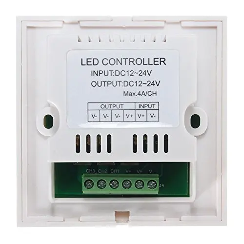 Touch Panel Dimmer Wall Mounted Switch Sensitive Controller for Single Color LED Strip Light