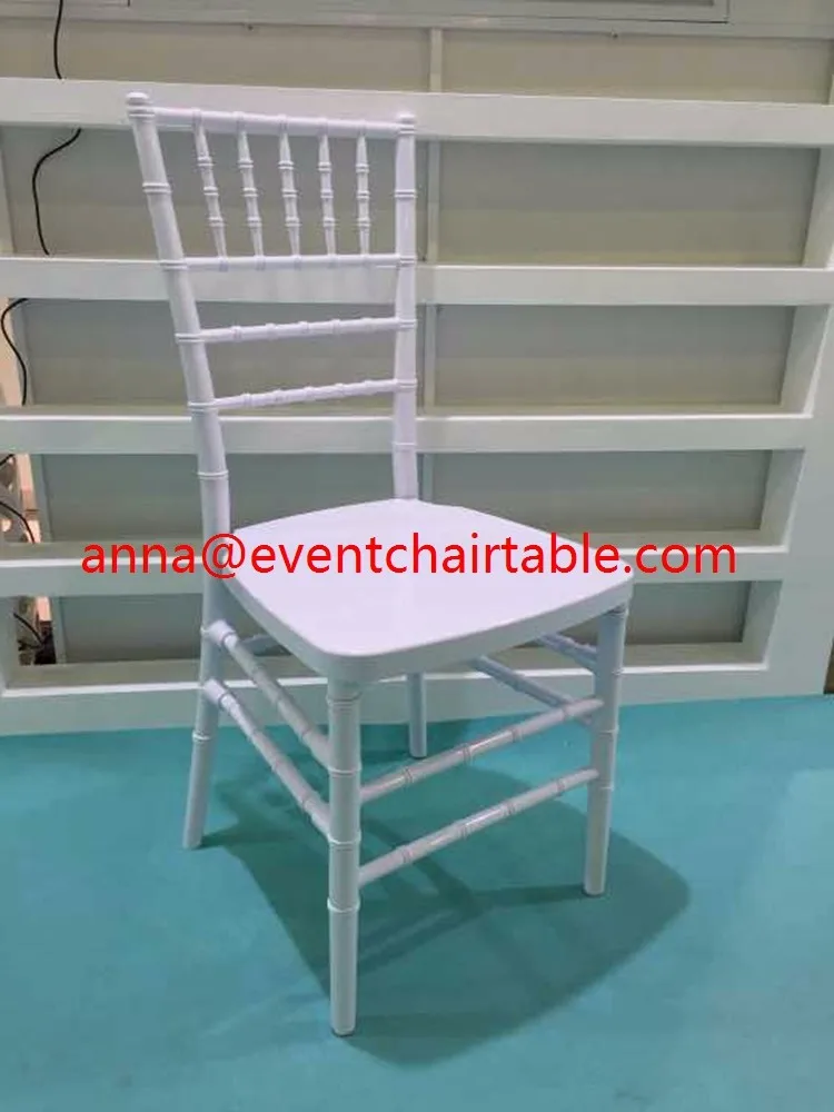 Resin Event Plastic Wedding Pc White Chiavari Chair For Sale Buy