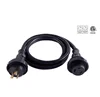 SP3012 US 30A 125V 10/3 Twist Lock Shore Power Cable With Indicator Light For RV Motorhome Camping