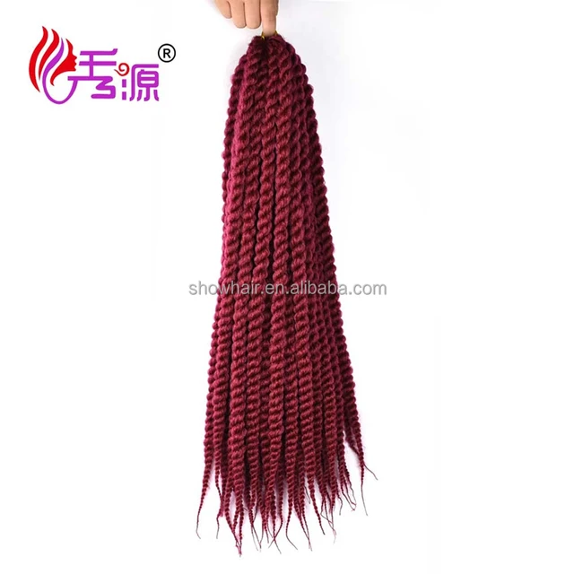 Different Types Of Synthetic Hair Havana Mambo Twist Crochet Braid