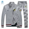 Manufacturer Wholesale Stand Collar Zipper Jacket Sport Coat Sets