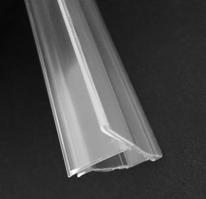 Clear Pvc Plastic Shelf Edge Label Holder/ Pricetag Holder For Shelf