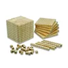 High quality montessori materials wooden maths educational toy base ten blocks