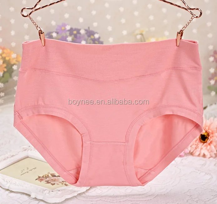 High Quality New 100 Bamboo Fiber Brief Panties Ladies Old Women