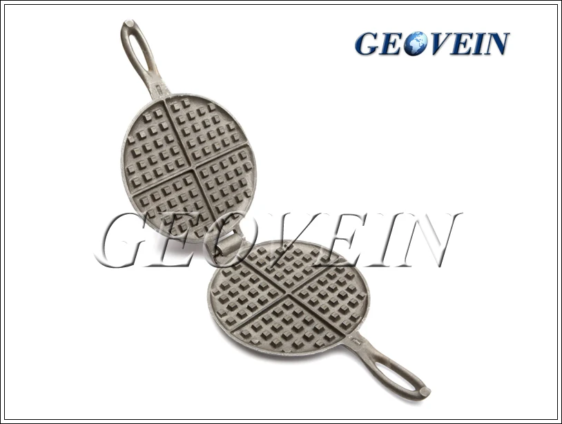 Low Price Sandwich Cast Iron Waffle Maker Custom Plate Mold Design Buy Cast Iron Waffle Maker