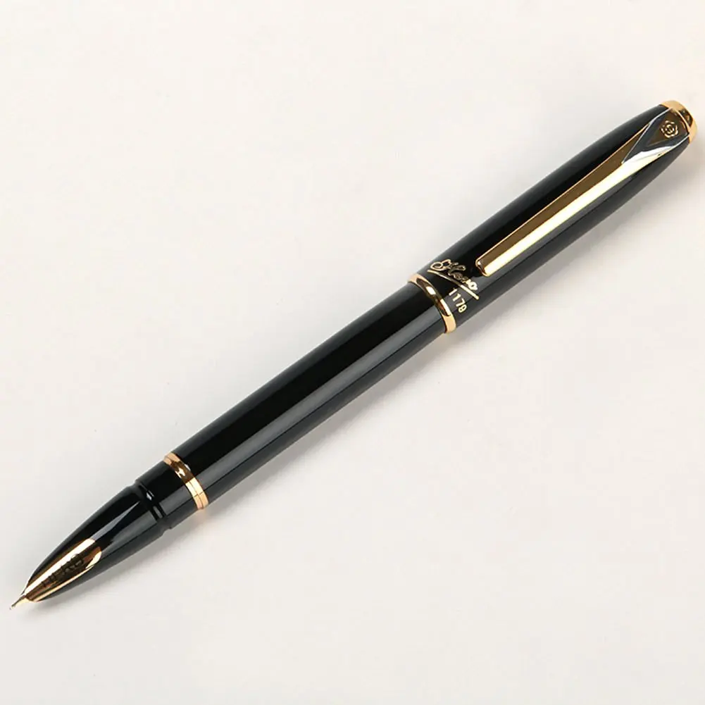 Hero 1179 Fountain Pen with 14k Gold Nib - Gold Pen
