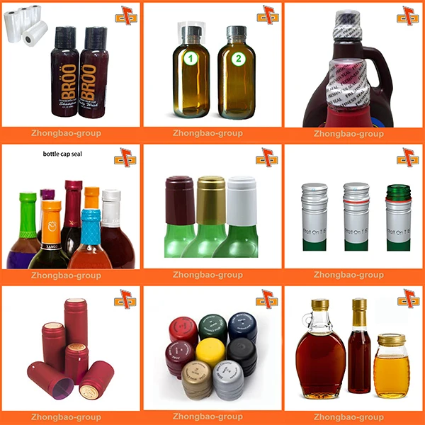 Plastic Shrink Band Heat Seal Label With Full Color Print For Wine