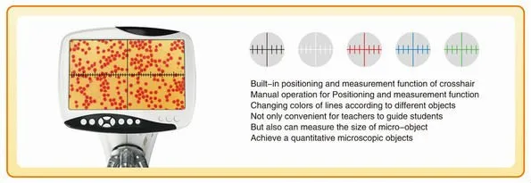 G Series LED industrial digital microscope with lcd screen