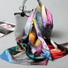 SJ0925 Fashion patterns 100% pure Silk Scarves for women