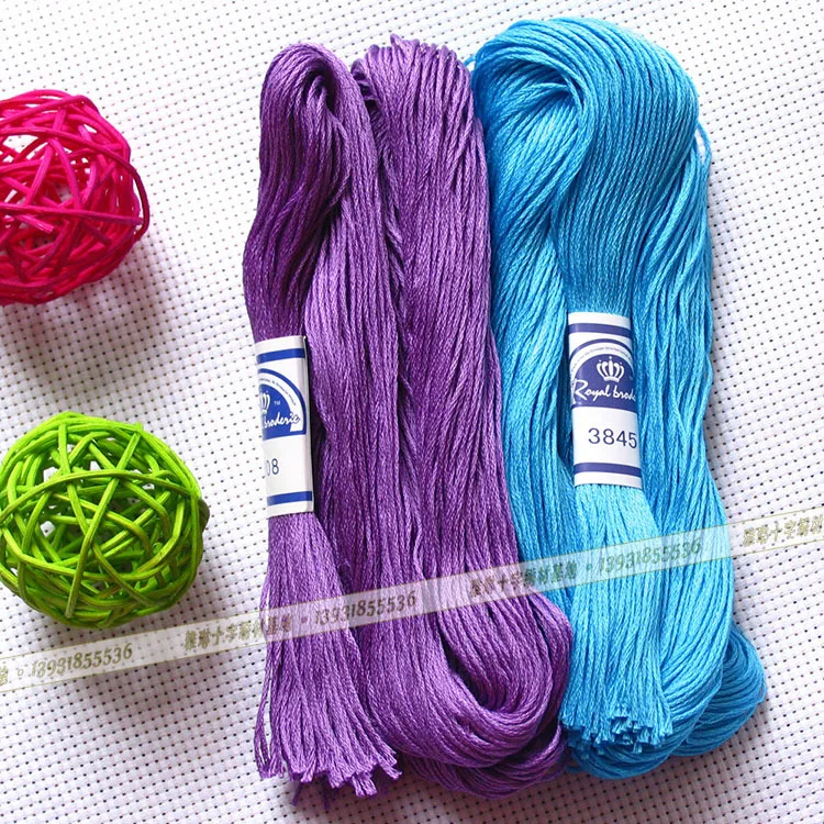 Wholesale High Quality Royalbroider Cross Stitch Thread 100cotton