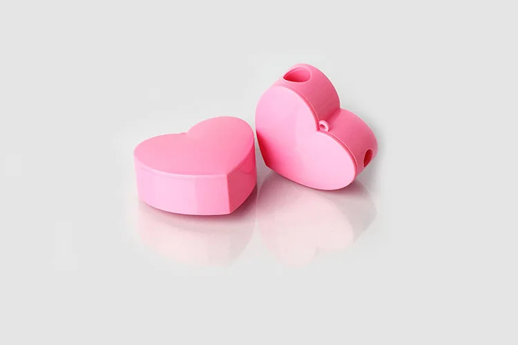 Heart Shape Mini Personalized Pencil Sharpener For Eyebrow Pencil Buy