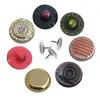 Wholesale custom metal jeans denim logo color znic alloy brass decorative buttons rivets studs for leather clothing jeansgarment