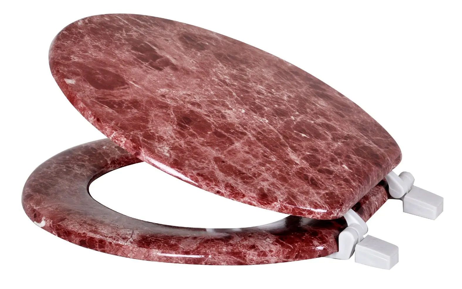 burgundy toilet seat